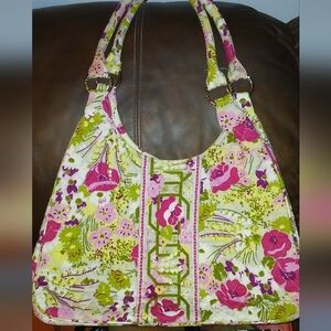 Vera Bradley Floral Women's Bag - Pink and Green